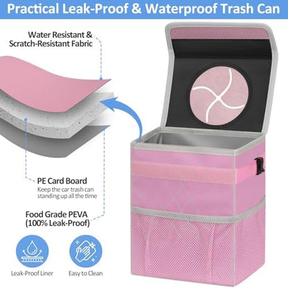 ELONGRIVER Car Trash Can for SUVs, Vans - Image 3
