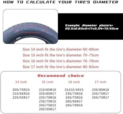 Spare Tire Cover for RV Trailer, Fit for Jeep Wrangler RV - Image 7