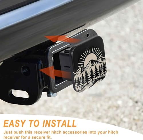 2" Trailer Hitch Cover Rubber Receiver Tube Cap Trailer Hitch Covers - Image 4