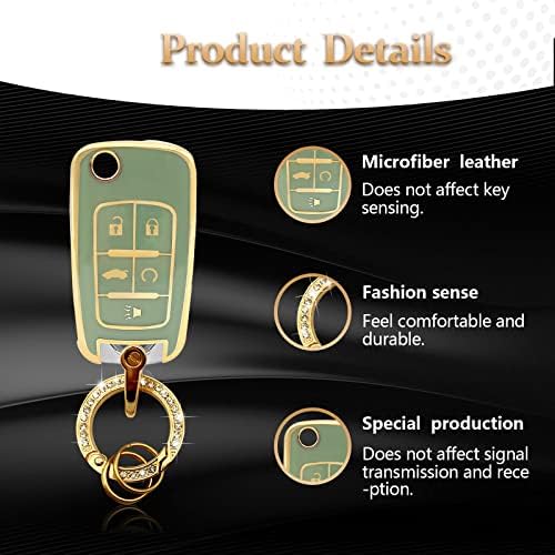 Vrasly Compatible with Chevy Key Fob Cover with Keychain Lanyard - Image 4