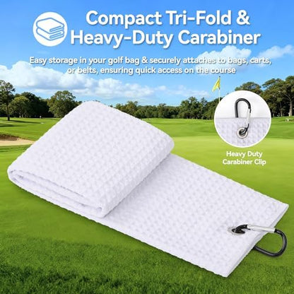 Mile High Life Golf Towel 16x24 inch, Upgraded Large Waffle Weave - Image 3