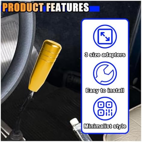 KITUREK 5" Heavy Weighted Shifter Knob, Aluminum Alloy - Image 3