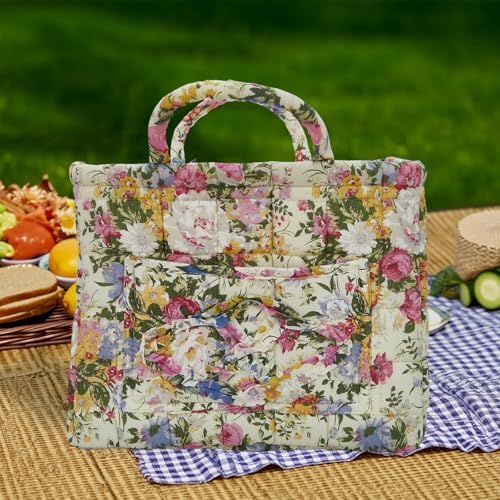 Car Storage Basket for Back Seat, Aesthetic Fabric Storage Basket for Clothes - Image 6