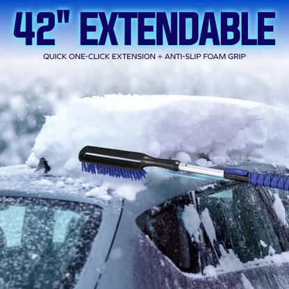 Snow Joe 42" Jumbo Expandable Car Snow Brush and Ice Scraper - Image 3