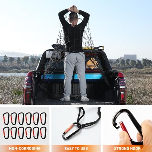 Suu66 Heavy Duty Cargo Net for Pickup Truck Bed - Image 4