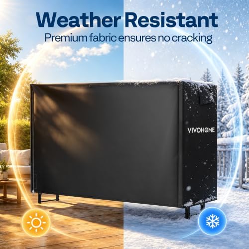 VIVOHOME 6ft Waterproof Outdoor Firewood Log Rack Cover - Image 2