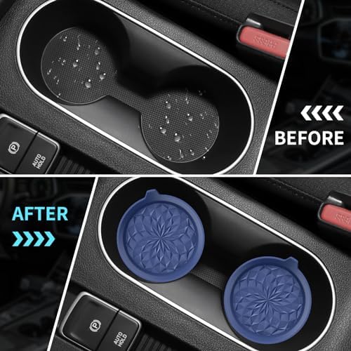 ME.FAN Car Cup Coasters Silicone Cars Coasters - Image 5