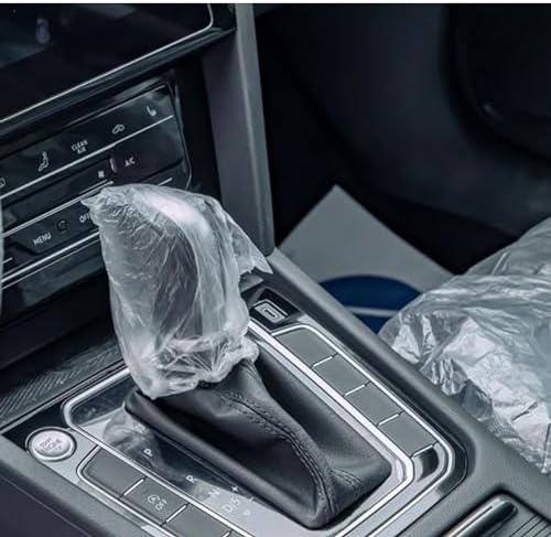 100 PCS Universal Car Disposable Handbrake Cover, Auto Handbrake Protection - Image 4