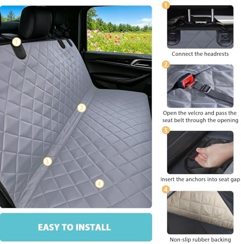 XL Dog Car Seat Cover for Back Seat - Image 5