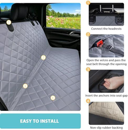 XL Dog Car Seat Cover for Back Seat - Image 5