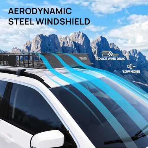 Bonnlo 250lbs Extendable Rooftop Cargo Carrier, 64 * 39 * 6inch Universal Roof - Image 6