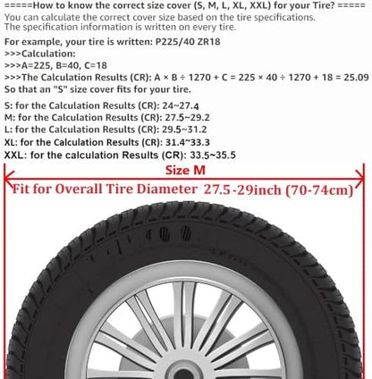 Spare Wheel Tire Cover for Jeep Cherokee Compass, 4x4 Off Road - Image 2