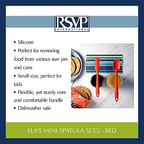 RSVP International Ela's Favorite Silicone Spatula, Flip Eggs, Ice Cakes - Image 6