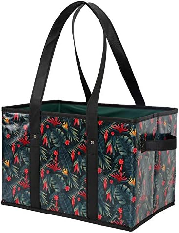 Foraineam Reusable Grocery Bags Set Durable Heavy Duty Tote Bag Collapsible - Image 3
