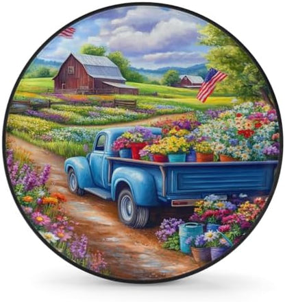 Garden Spare Tire Cover 16in Spare Wheel Covers Tire Storage Cover by YoYoYuchong