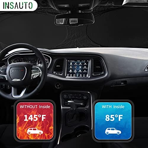 Sun Shade Windshield Sunshade for 2010 2011-2018 Dodge Ram 1500 2500 3500 - Image 4