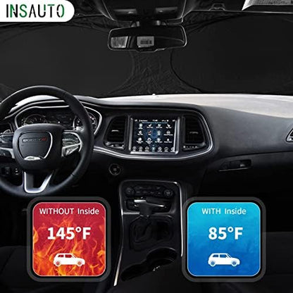 Sun Shade Windshield Sunshade for 2010 2011-2018 Dodge Ram 1500 2500 3500 - Image 4