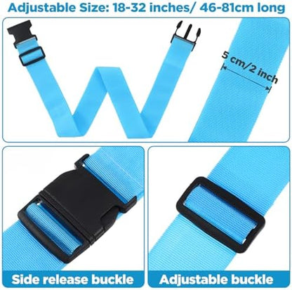 12 Pack Luggage Straps for Suitcase Belts Straps Wide Adjustable Heavy Duty - Image 5