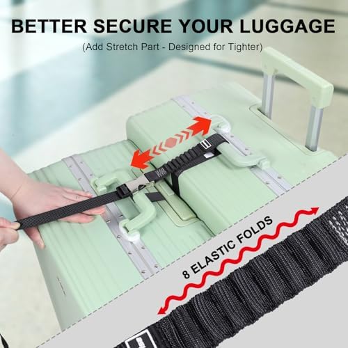 Luggage Straps, Stretchable Luggage Connector Straps - Image 2