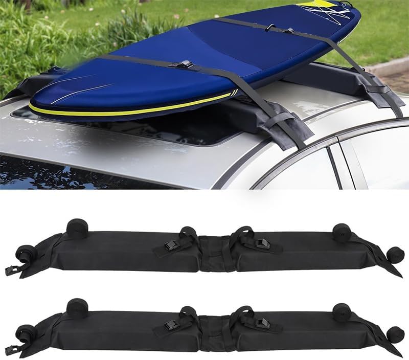 2 Pcs Soft Roof Rack Pads for Ford B-MAX C-MAX S-MAX KA Edge Mustang Explorer - Image 2