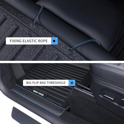 Tesla Model Y Juniper Floor Mats Set 2025 2026(Not Fit 7 Seat & Standard - Image 3
