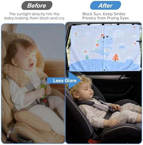 2 Pack Magnetic Car Window Shade - Image 3