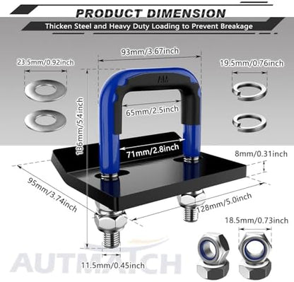 AUTMATCH Hitch Tightener Anti-Rattle Clamp - Image 4