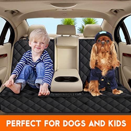 Yuntec Dog Car Seat Cover, Back Seat Cover - Image 2
