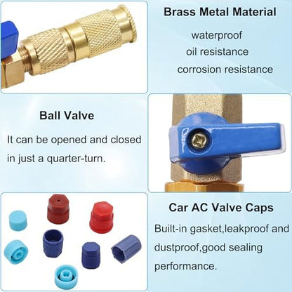 TWTADE R134A Valve Core Quick Remover Installer Tool Kit - Image 4