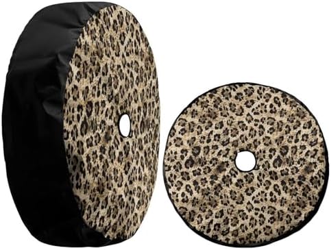 KiuLoam Hipster Leopard Cheetah Print Spare Tire Cover - Image 3