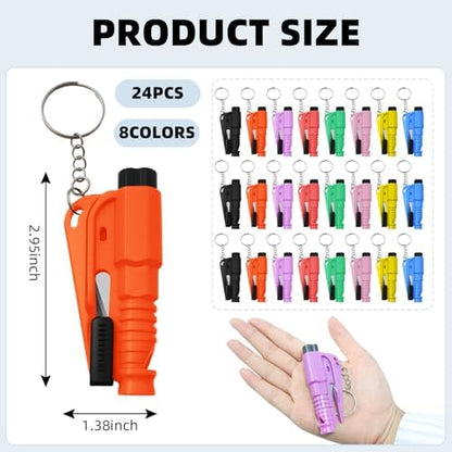 24 Pcs Car Window Breaker Key Chains - Image 2