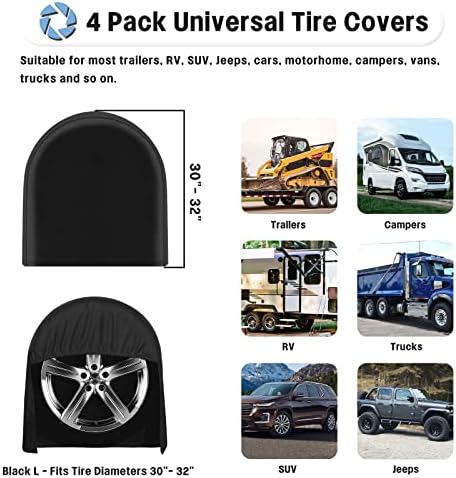 OutdoorLines Waterproof Tire Covers Set of 4 - Image 5