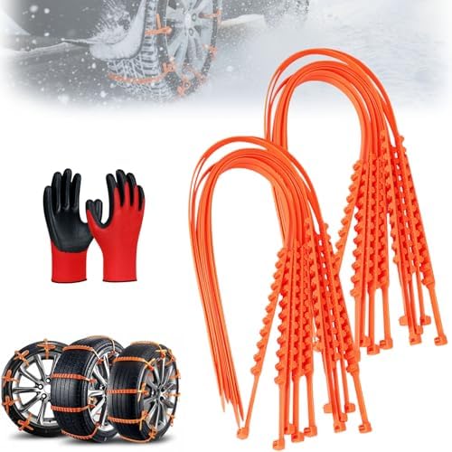 10/20/30/40PCS Universal Anti-Skid Snow Tire Chains, 2026 New Reusable by Unknown