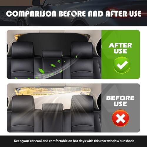 Car Rear Window Sun Shade, 2026 New Back Window Sun Shades - Image 3
