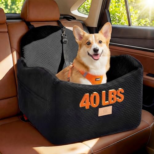 Dog Car Seat for Medium/Small Dogs, Dog Booster Car Seat, Pet Booster Seats Up by Unknown