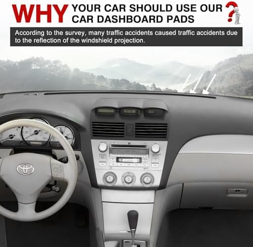 Autorder Dashboard Cover Mat for Toyota Solara 2004-2008 Accessories Dash Cover - Image 2
