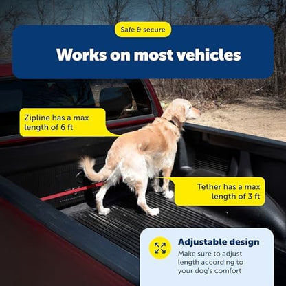 PetSafe Happy Ride Dog Zipline Car Leash - Image 7