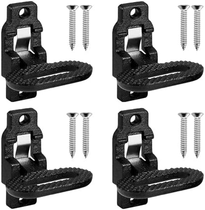 4 Pack Black Folding Safety Step Steel Heavy-Duty Fold Down Utility Body Step by Gedlex