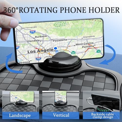 Multifunctional Anti Slip Mat for Car Dashboard Phone Holder Universal - Image 3