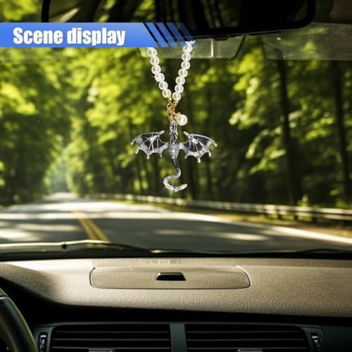 Bling Dragon Car Rear View Mirror Charm - Image 4