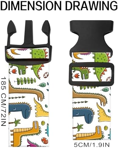 Luggage Straps for Suitcases, Adjustable Travel Belt, Durable Wide Luggage Strap - Image 2
