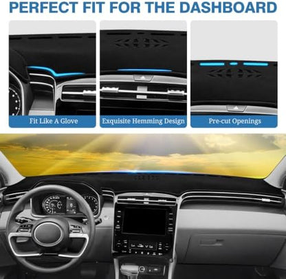 FIILINES Dash Cover for 2022-2024 Hyundai Tucson NX4 Accessories, Dashboard Pad - Image 4