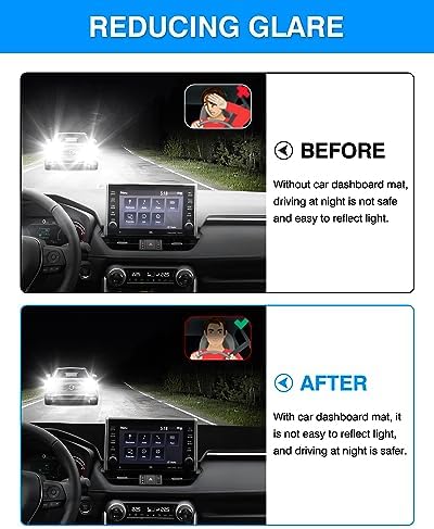 Cartist Dashboard Cover Mat for 2019-2022 2023 2024 2025 Toyota RAV4 - Image 4