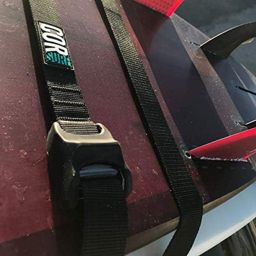 COR Surf Aero Roof Rack Pads, No-Scratch Tie Down Straps, 28in Wide 15ft - Image 7