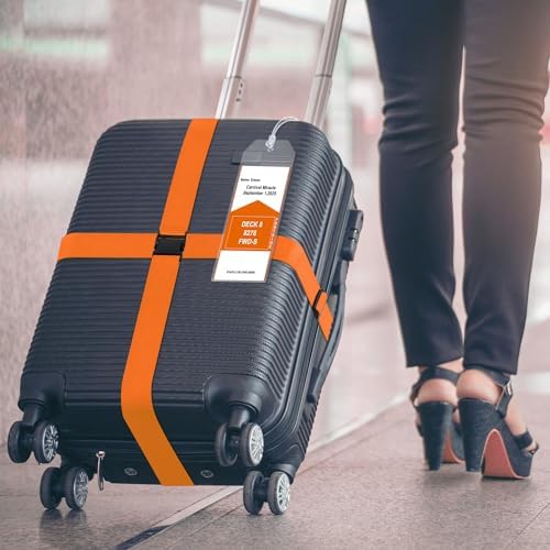 Gostwo 8 Pack Luggage Straps and Cruise Tags Set - Image 6