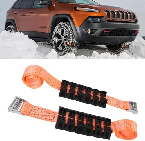 2PCS Tire Traction Straps, Strong Grip Emergency Tire Traction Device - Image 3