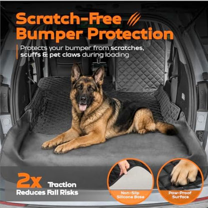 SUV Cargo Liner for Dogs & Pets | Waterproof Trunk Mat for SUV | 60/40 Split - Image 4