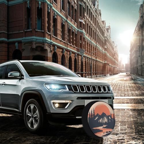 Camping Spare Tire Cover Mountain Adventure Universal Wheel Tire Cover - Image 4