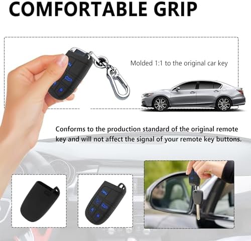 Stacool 5 Buttons Car Key Fob Cover, Key Fob Case Car Accessories Compatible - Image 4