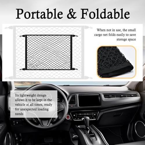 Upgrade Cargo Net for SUV with 4 Hooks Stretchy 32x23 to 63x47 - Image 5